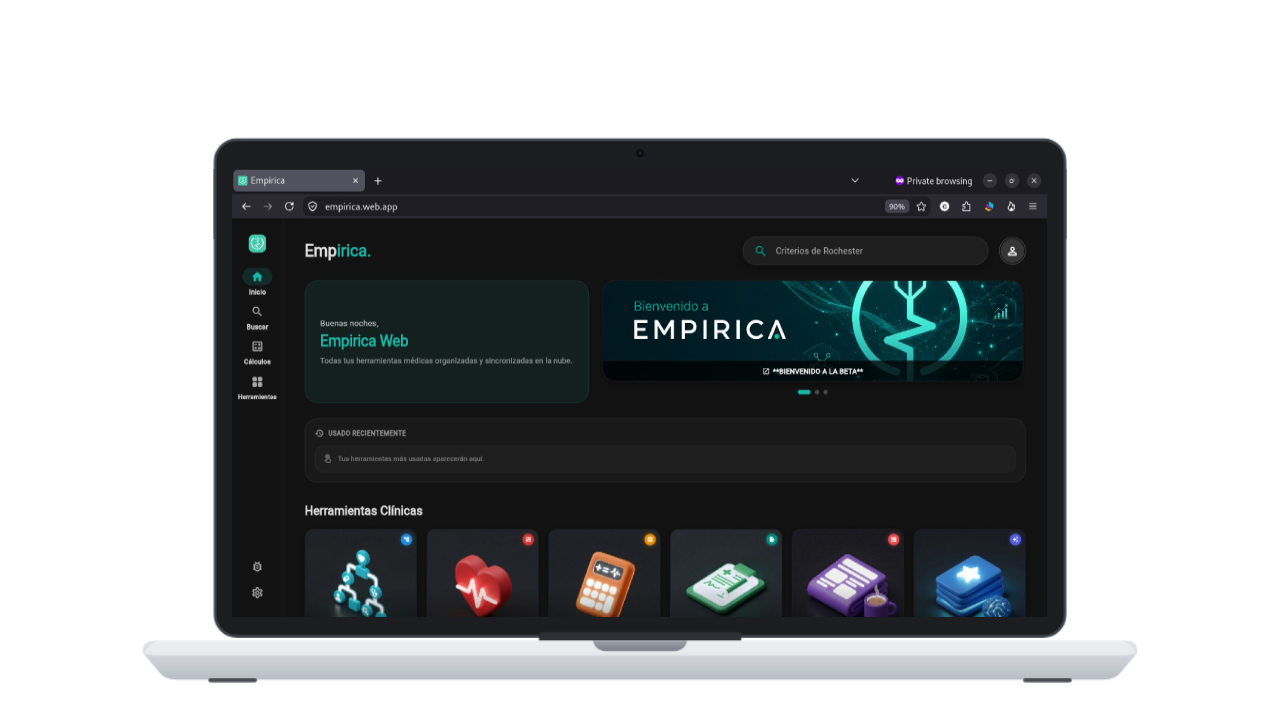 Empírica en laptop